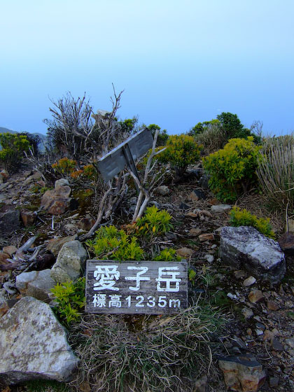 愛子岳の山頂